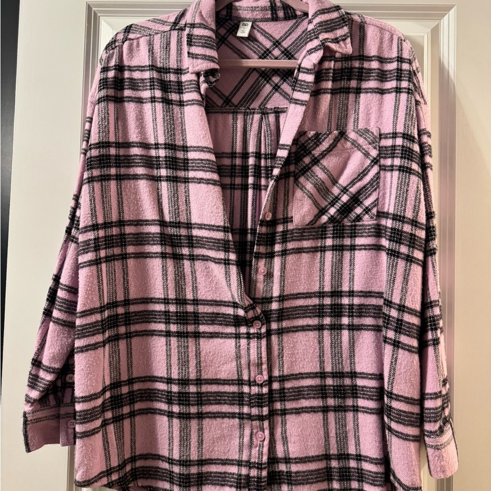 BP Boyfriend Plaid Shirt